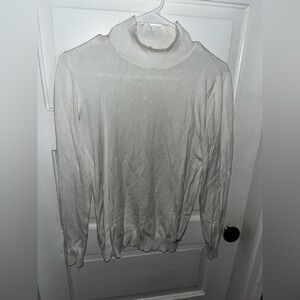 Calvin Klein White Turtleneck